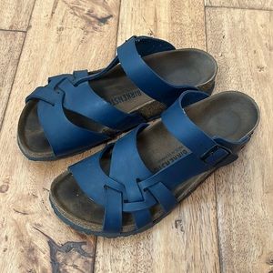 Blue Birkenstock Sandals